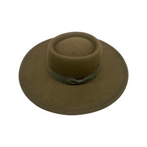 DYLAN-OLIVE FEDORA HAT